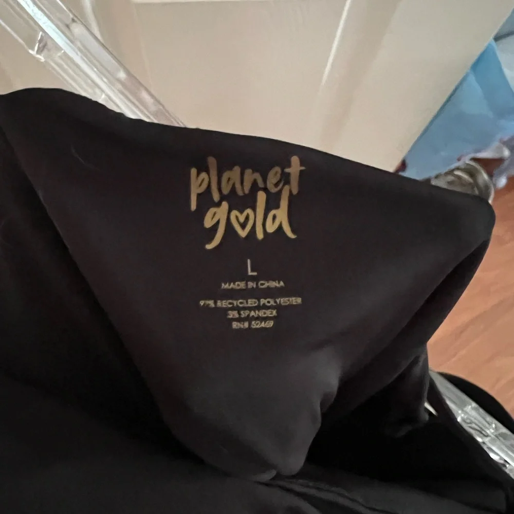 Planet Gold Black Dress - Picture 3 of 3